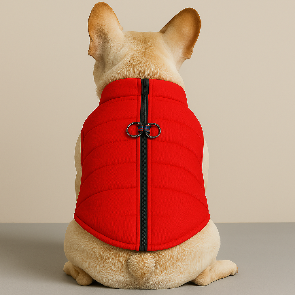 French Bulldog French Bulldog Winter Vest – Warm Puffer Jacket With