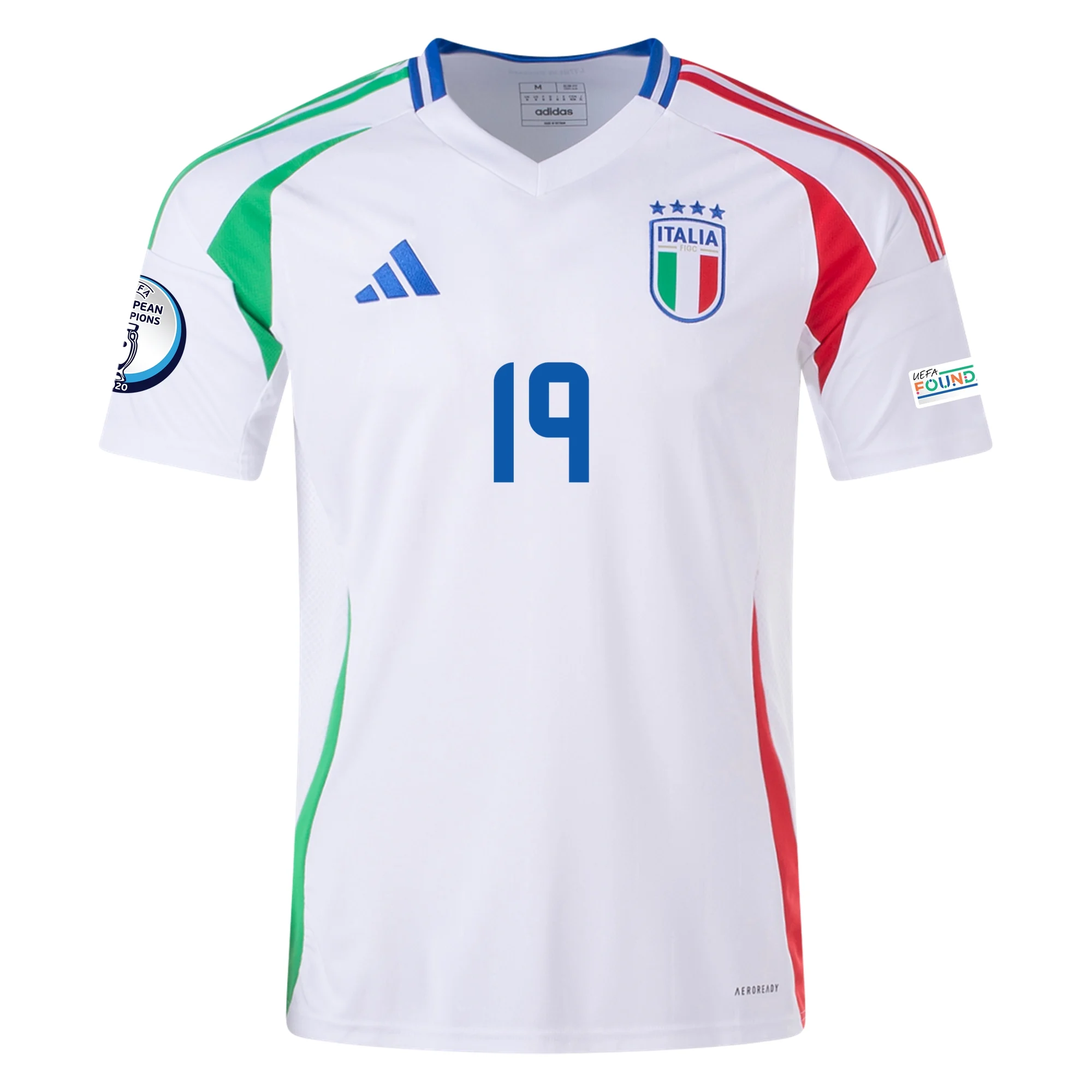 Italy 2024-2025 UEFA Euro Away Shirt –  Edition S