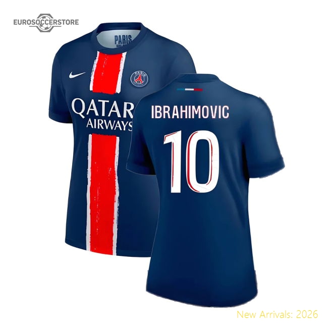 Football Team Ibrahimovic Comfortable Womens Jersey Smart Fabric