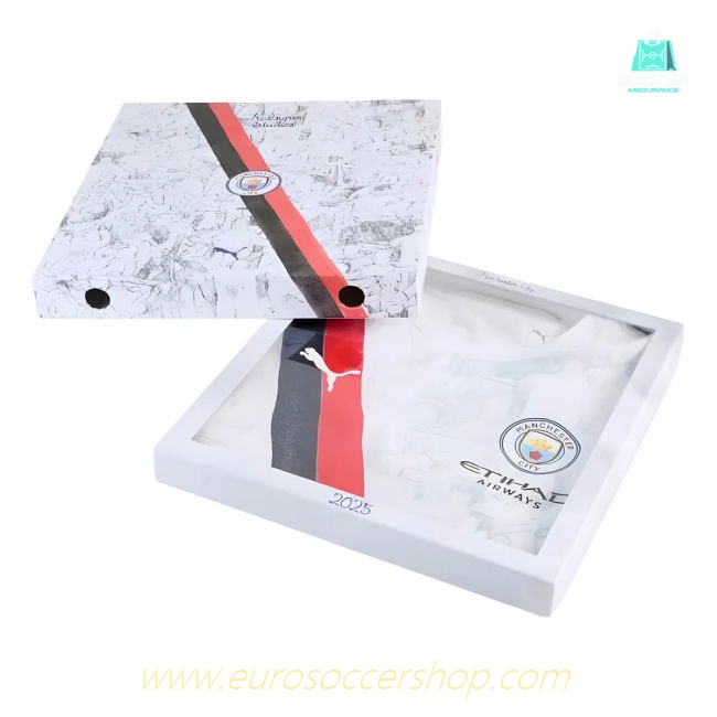 2025-2026 KIDSUPER x Manchester City CWC Authentic Shirt (White) (Haaland 9)