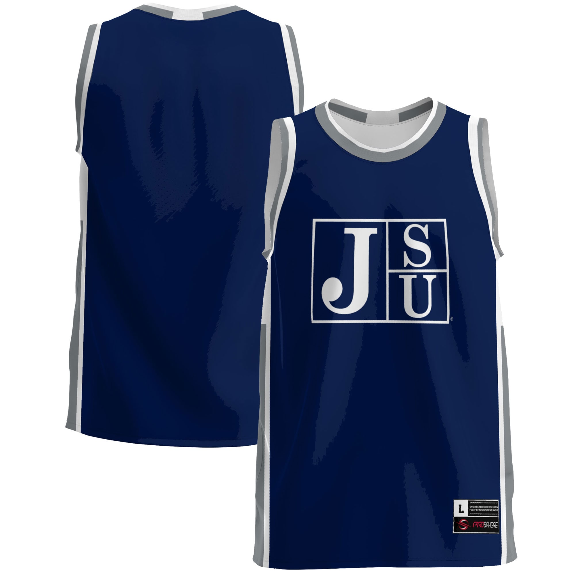 [NJP] Jackson State Tigers GameDay Greats Lightweight Basketball Jersey - Navy