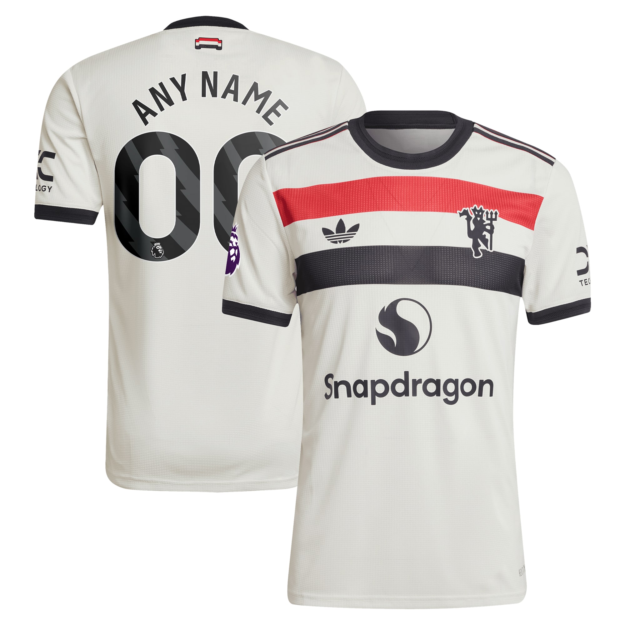 [SJH] Manchester United Originals 2024/25 Third Custom Authentic Jersey - Cream