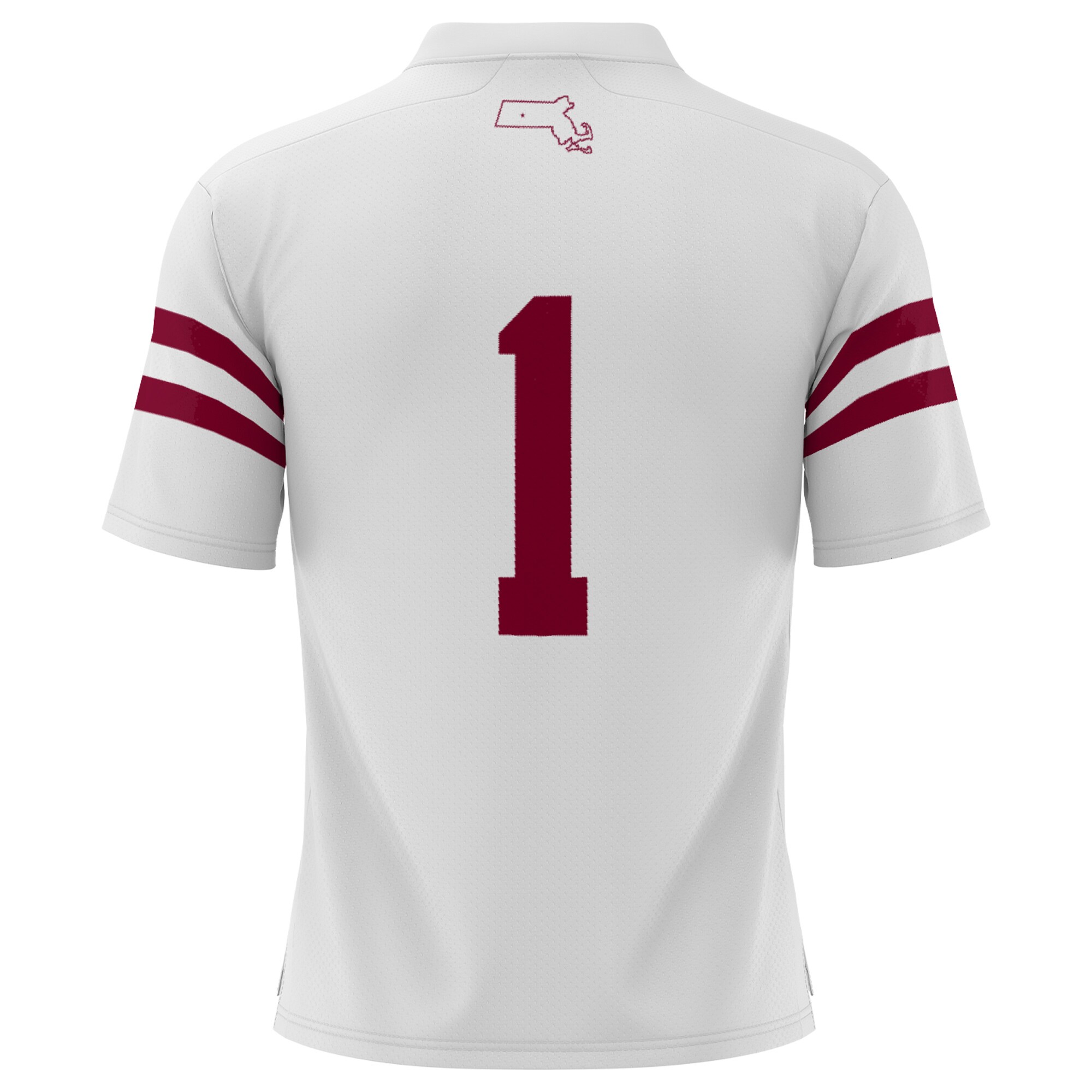 [Youth] UMass Minutemen #1 Football Jersey - White | Stadium Series 26/27 Season