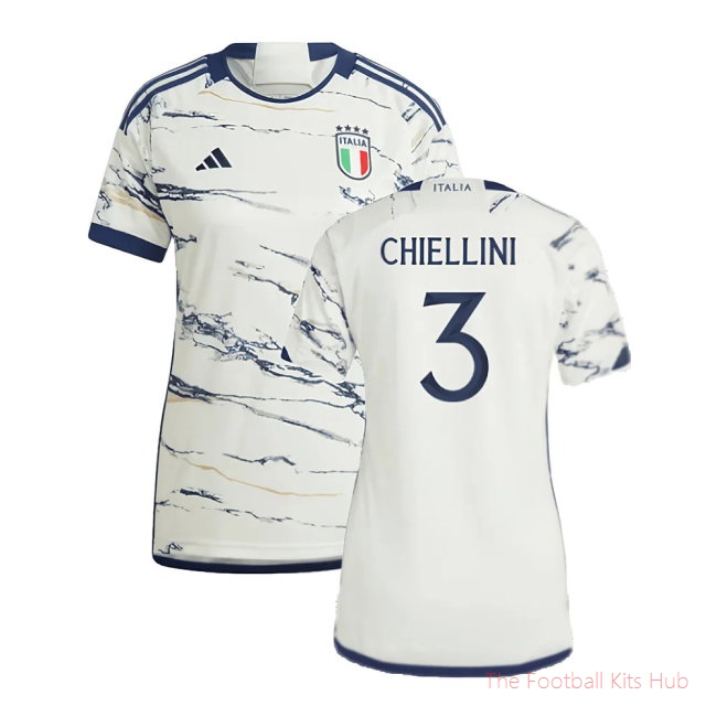 2023-2024 Italy Away Shirt (Ladies) (CHIELLINI 3)