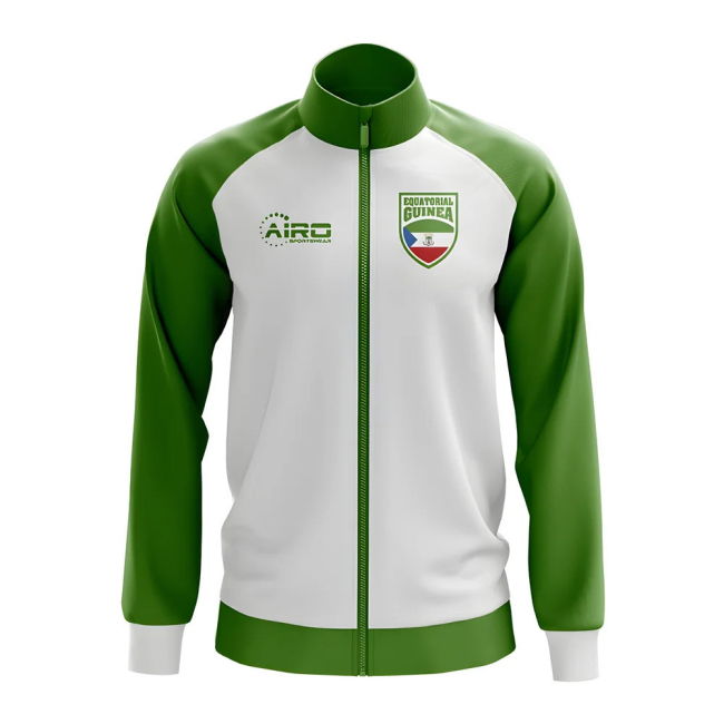 Equatorial Guinea Concept Football Track Jacket (White) - Kids