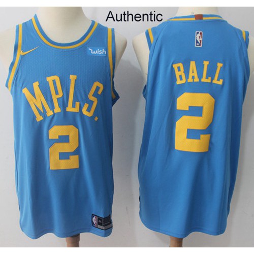 Nike Lakers Blue Angeles Lakers #2 Jersey - Affordable Game Day Wear