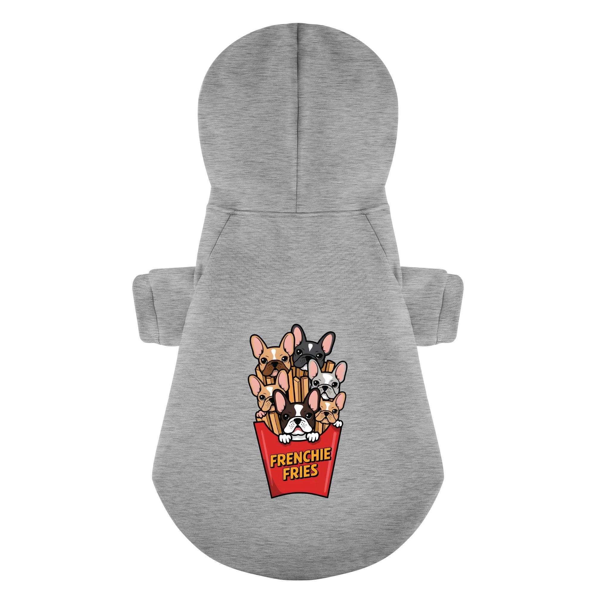 Trendy Frenchie Fries- Personalized French Bulldog Hoodies With Funny...