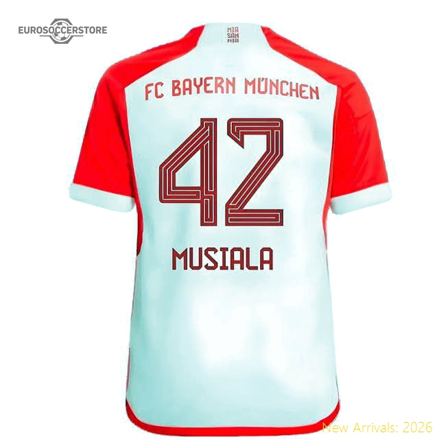 Match-Day 2023-2024 Bayern Munich Home Shirt (Kids) (Musiala 42)