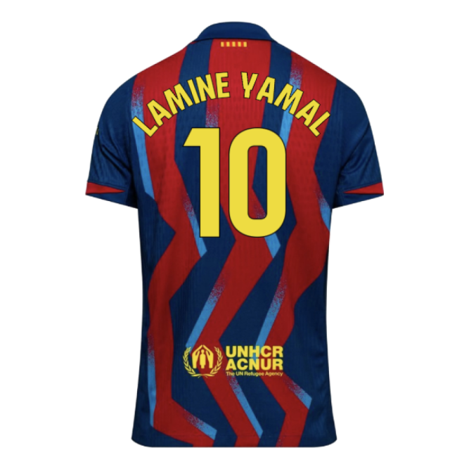 Match-ready Home Barcelona Lamine Yamal Jersey 2025-2026 Breathable