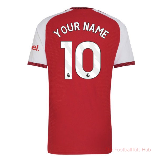 Arsenal Home Shirt Custom Name 2026-2027 Match Kit Soccer Jersey