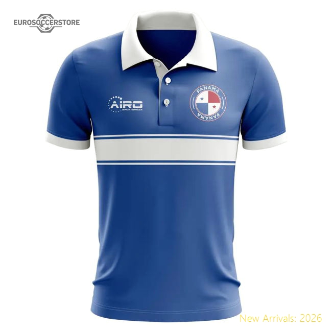 Panama Concept Stripe Polo Shirt (blue) - World Cup Edition