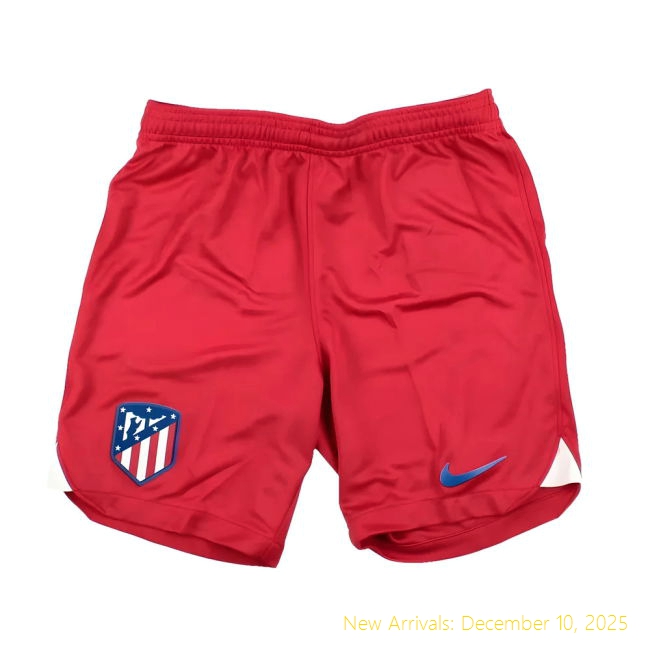 2023-2024 Atletico Madrid Home Shorts - Authentic Uniform - Red Color...