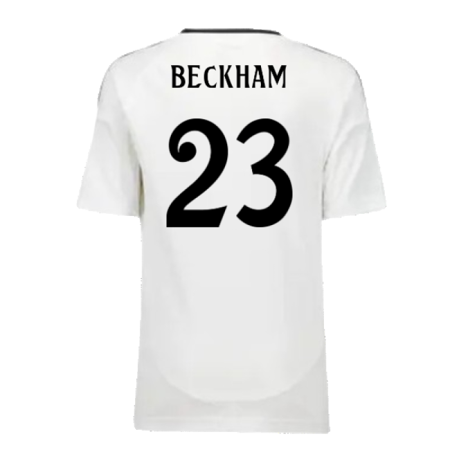 Real Madrid Beckham Elite Home Jersey Spanish Football Textile