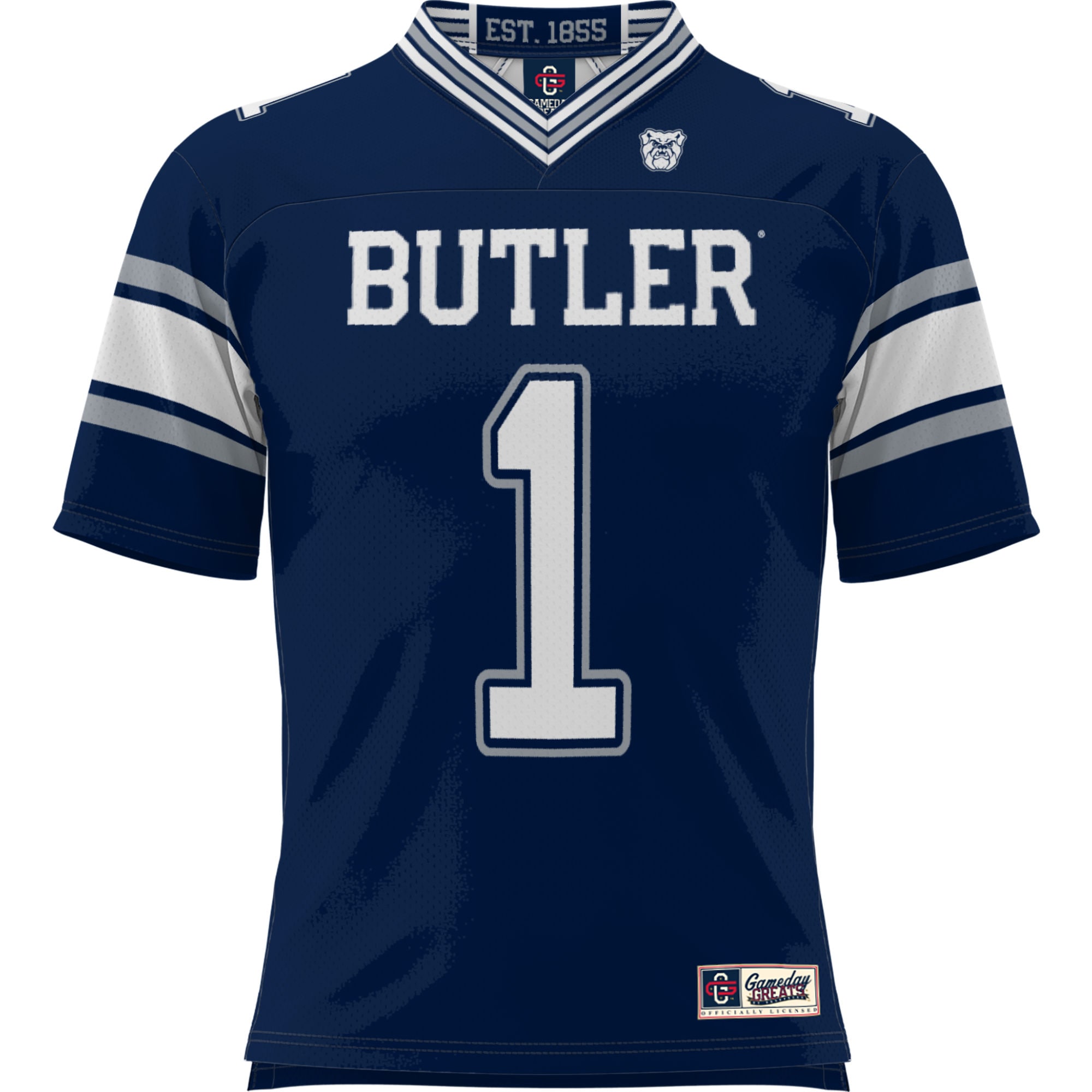 Butler Bulldogs #1 Football Jersey - Navy | Stadium Series 26/27 Season