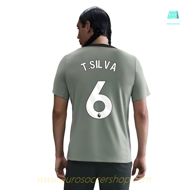 2025-2026 Chelsea Strike Training Shirt (Jade Green) (T.Silva 6)