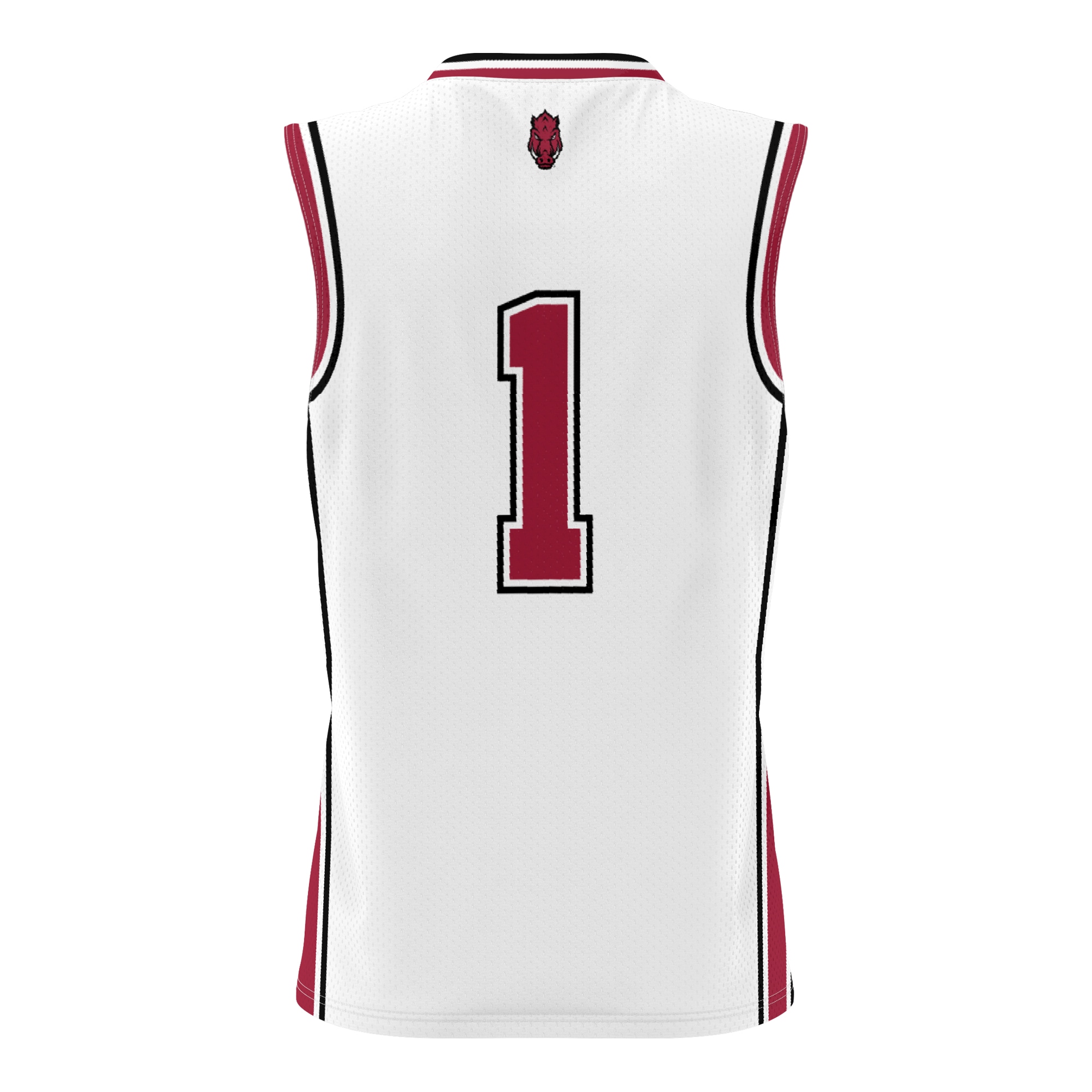 [NJP] Arkansas Razorbacks GameDay Greats Youth Lightweight Basketball Jersey - White
