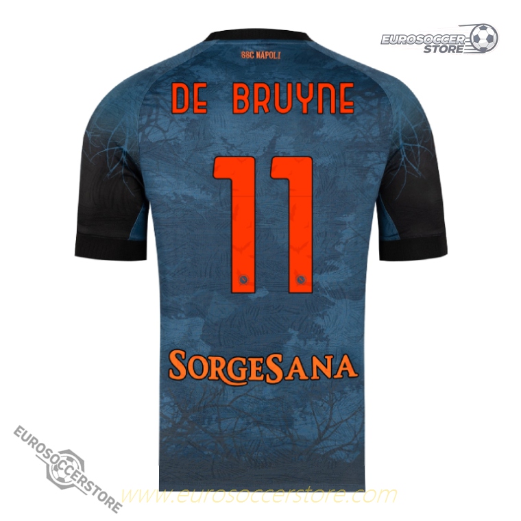 Napoli's Halloween Edition DE BRUYNE Number 11 Jersey for the 25-26 Season