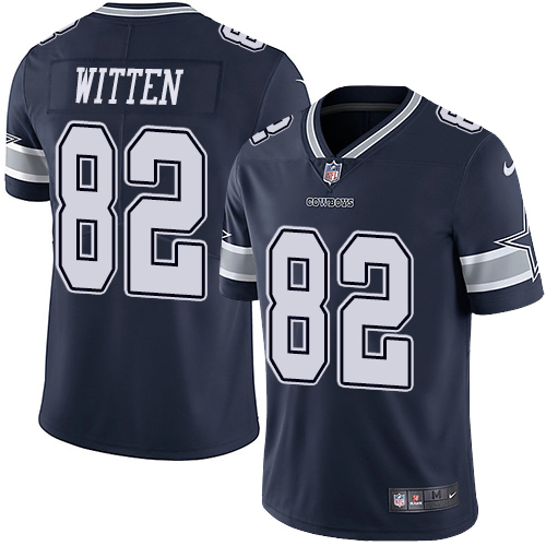 Authentic NFL Cowboys #82 Jason Witten Navy Limited Jersey - NFL Li...