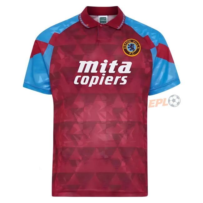 Aston Villa 1990 cost-effective Third Soccer Jersey