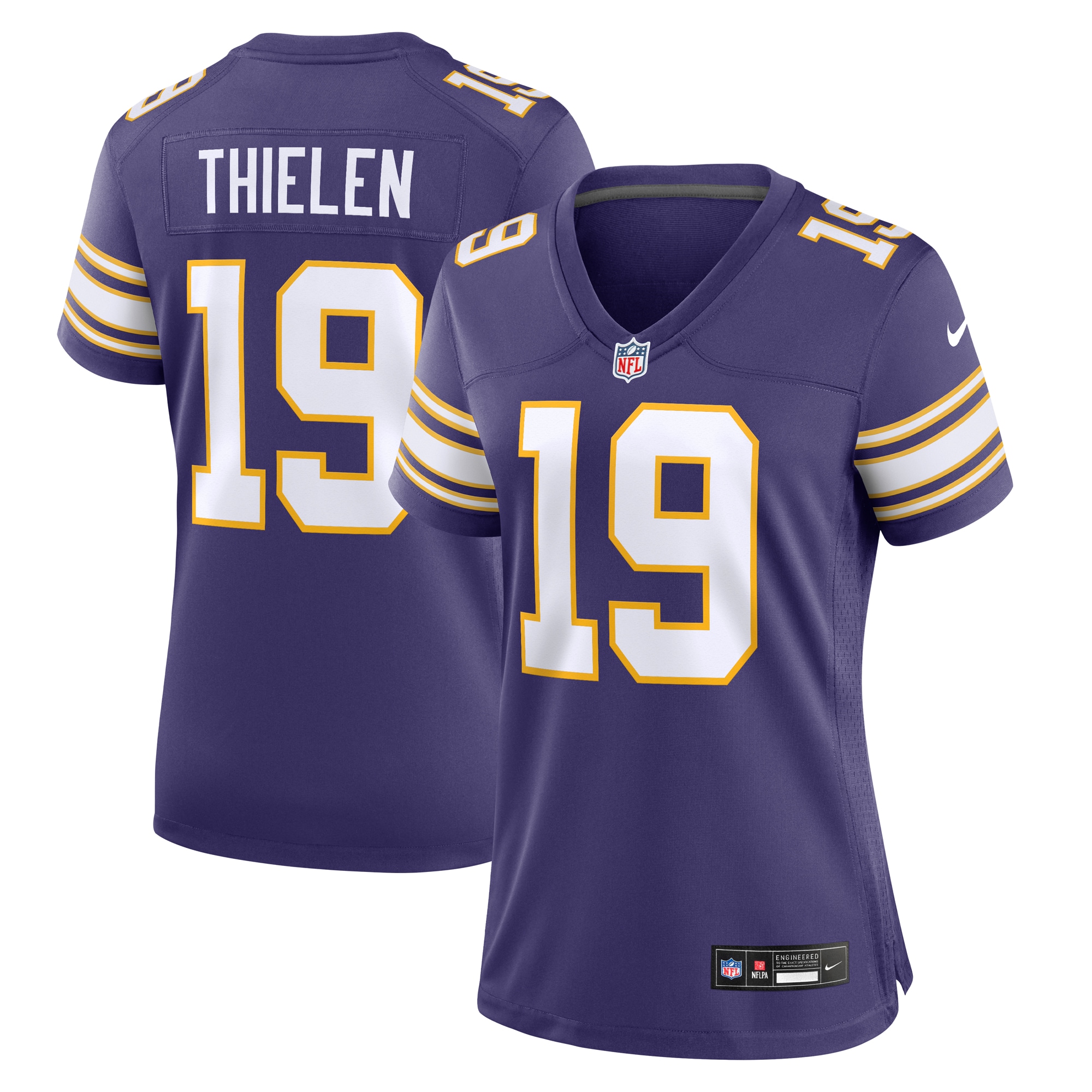 [LK] Adam Thielen Minnesota Vikings Women's Alternate Player Jersey - Purple