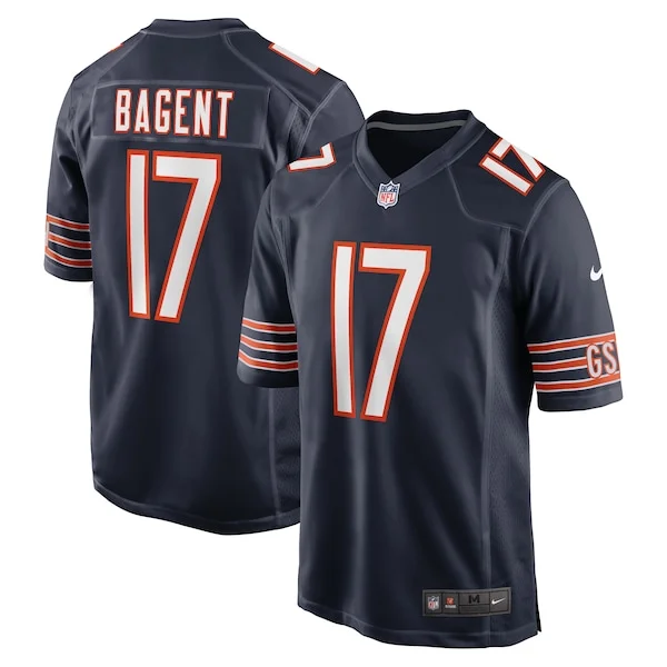 None Tyson Bagent Game Jersey - Navy | NFL Player Jersey | NFL Footbal