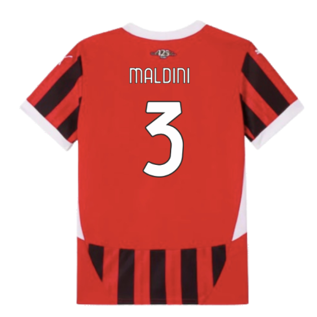 2024-2025 Authentic Ac Milan Home - Fan Edition Modern - Serie A Mvp