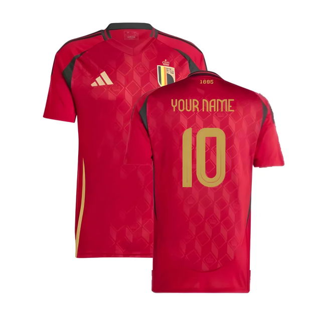 Authentic 2024-2025 Belgium Home Athletic Breathable Football