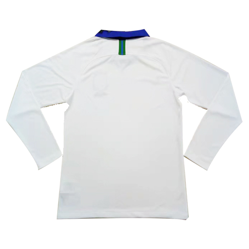 2019 COPA AMERICA BRAZIL AWAY LONG SLEEVE SOCCER JERSEY SHIRT -