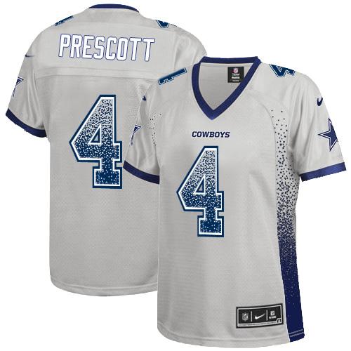 Official NFL s Dallas Cowboys #4 Dak Prescott Team Color Elite Jersey