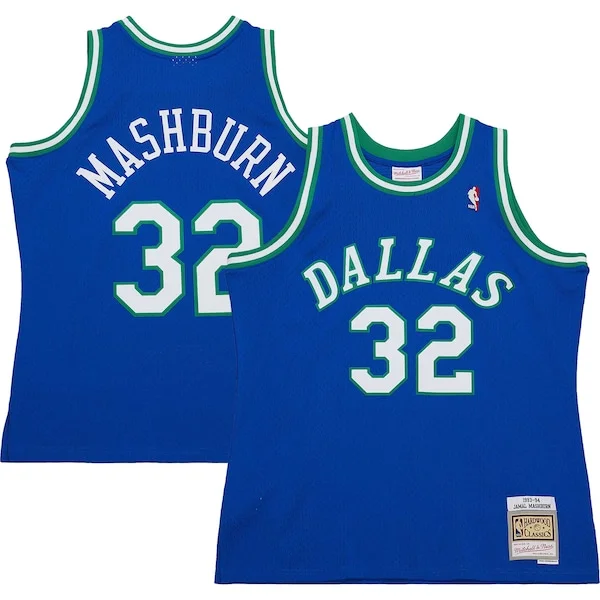Jamal Mashburn DAL Swingman Jersey - fashionable premium - Blue