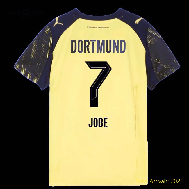 2025-2026 Borussia Dortmund Home Shirt (Kids) (Jobe 7)