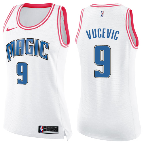 Magic #9 Nikola Vucevic Superior 2024 Icon NBA Jersey - White Swingman