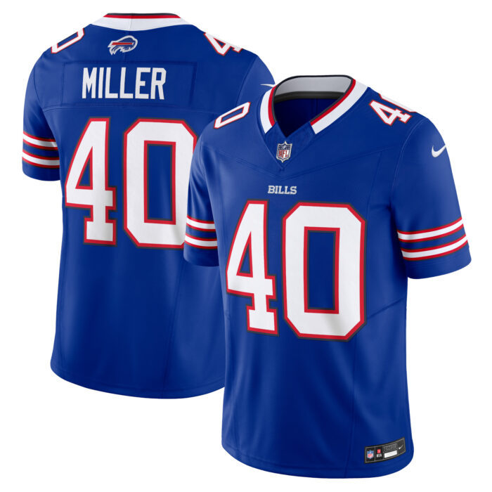 Men's Buffalo Bills Von Miller Nike Royal Vapor F.U.S.E. L...