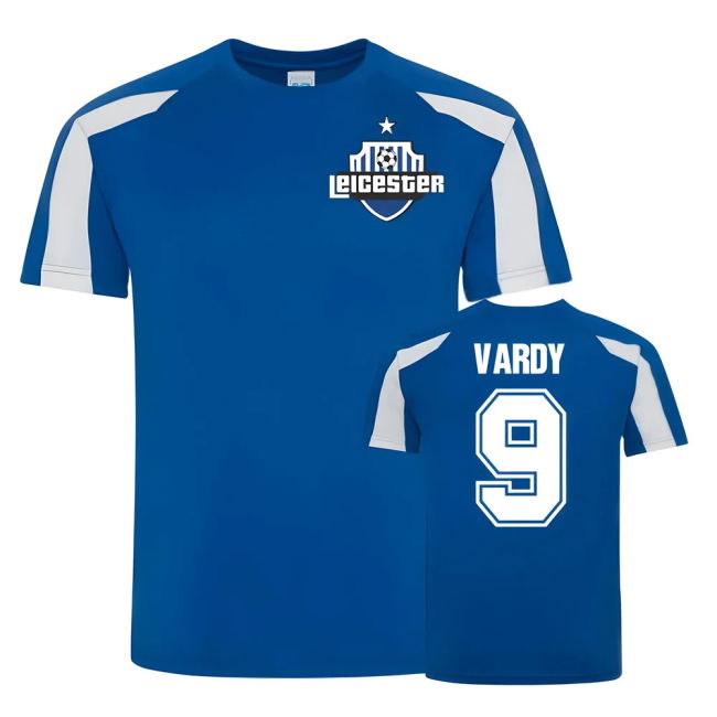 Leicester Breathable Fabric - EPL Shirt Official Vardy 9 Adults #72527