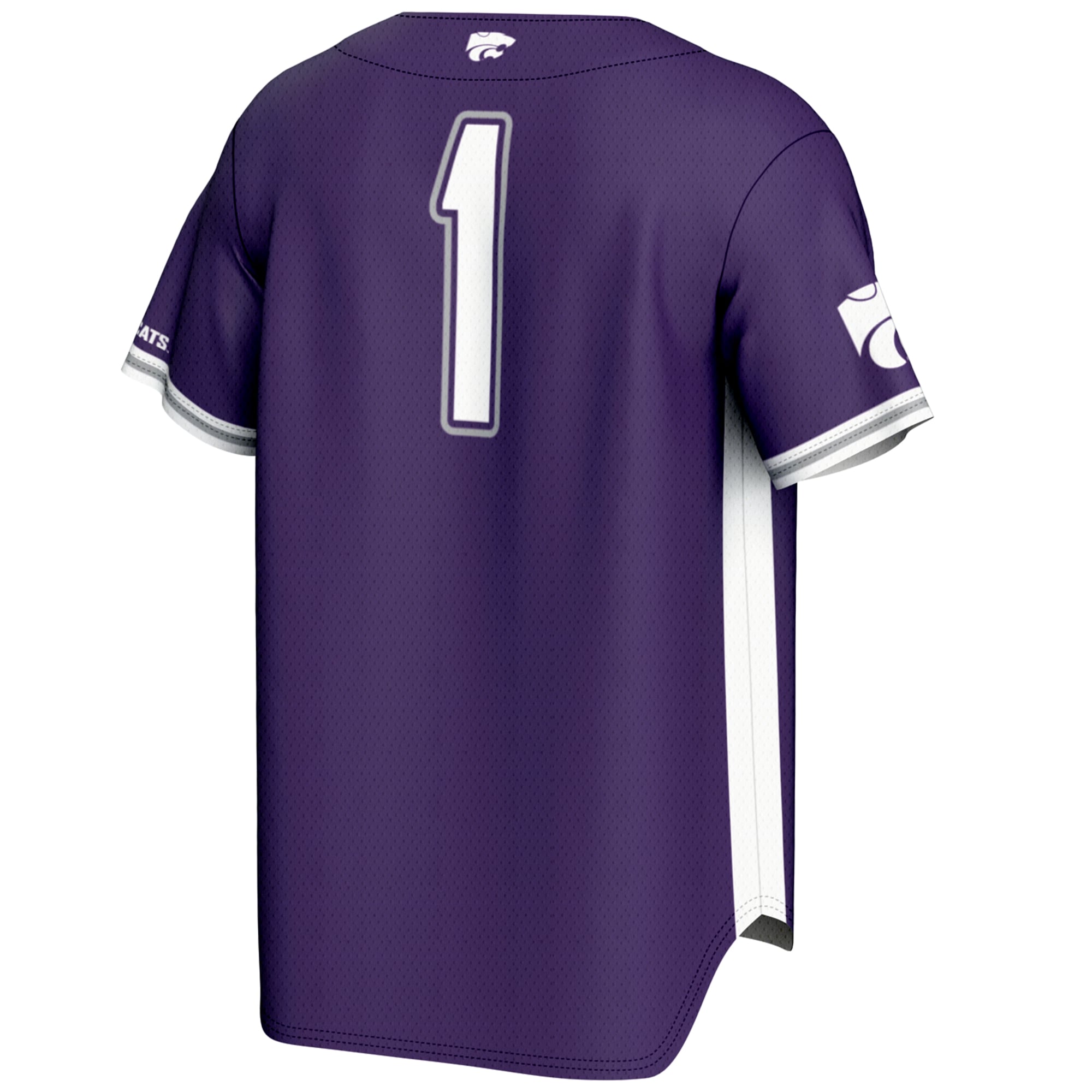 [NJP] Kansas State Wildcats GameDay Greats Youth Lightweight Baseball Jersey - Purple