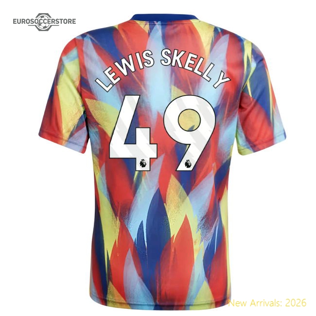 Non-toxic Kids Arsenal Lewis Skelly Jersey 2025-2026 Easy-care