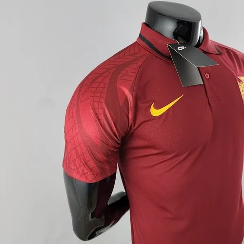 Premium 2022 Portugal Jersey Red With Vintage Design - European