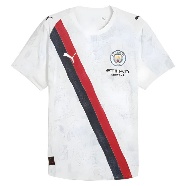 2025-2026 KIDSUPER x Manchester City CWC Authentic Shirt (White)
