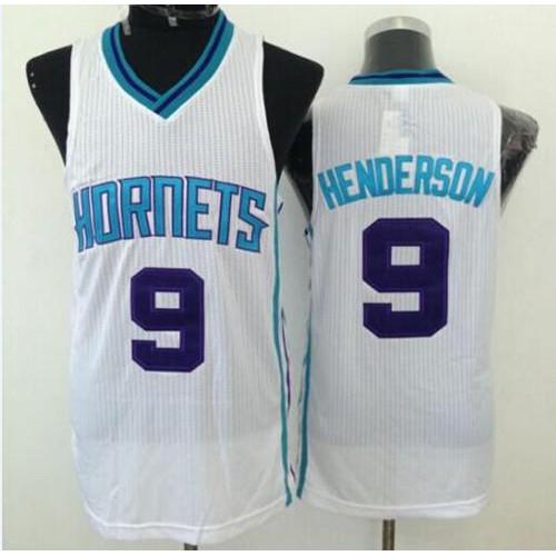 Revolution 30 Charlotte Hornets #9 Gerald Henderson White Stitched NBA Jersey Mens