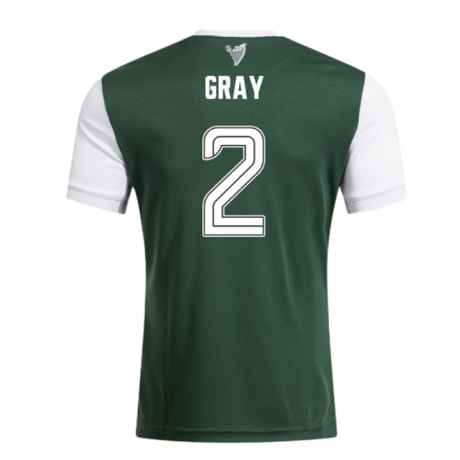 2025-2026 Home Kit Hibernian No Sponsor Gray 2 Match Replica