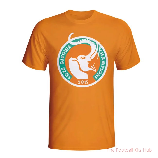 Ivory Coast 2015 African Nation Winners Tee (Orange)