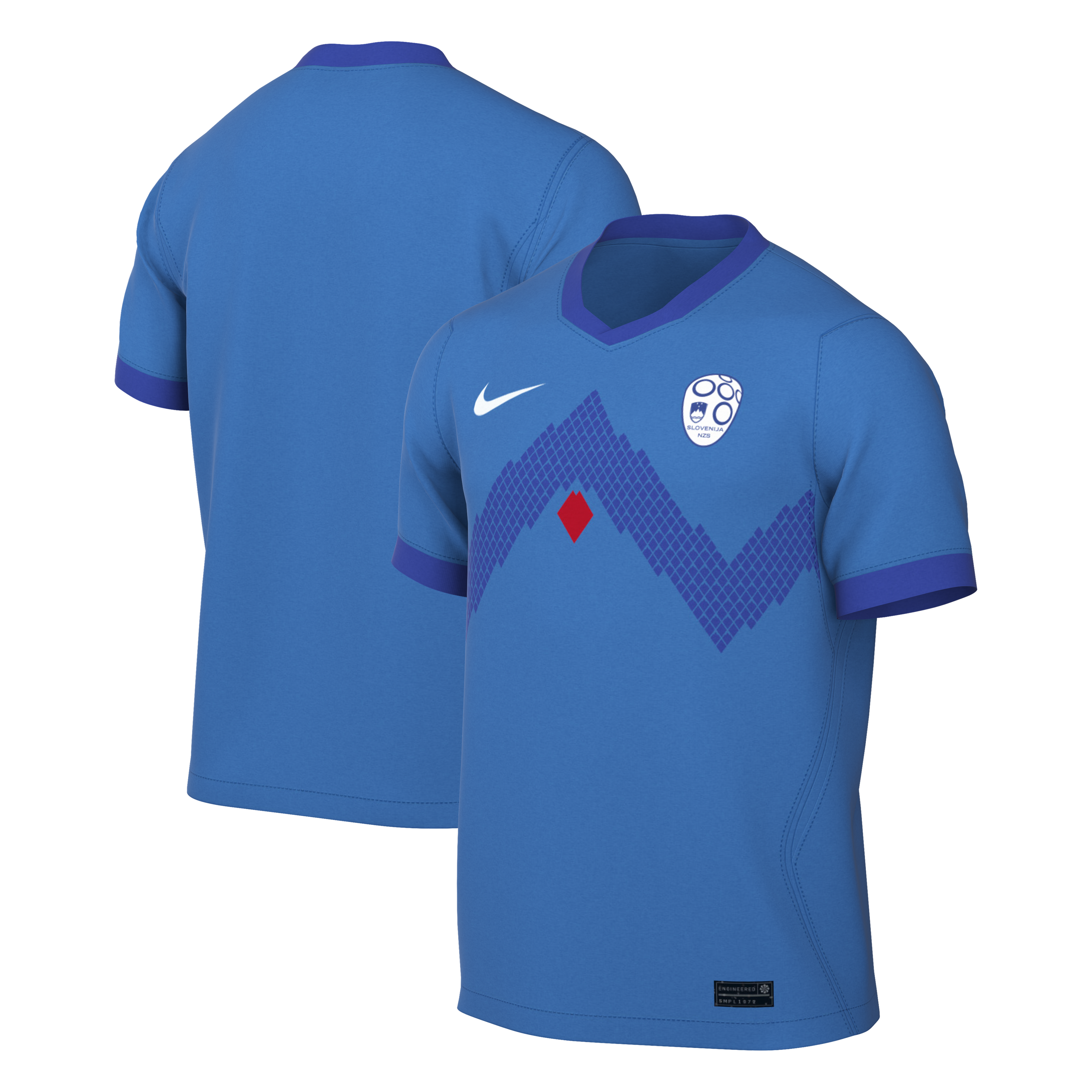 [JED] Women's Slovenia National Team 2026 Away Stadium Replica Jersey - Blue