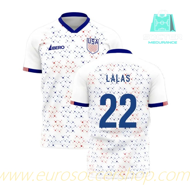 FIFA Approved 2025/26 Campaign USA Home Shirt Libero Collection (LALAS 22)