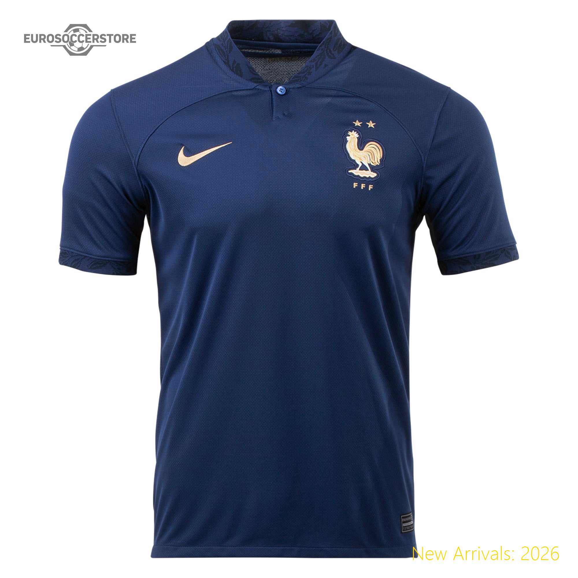 Iconic Design Kids Fra France Home Top-grade Home Jersey 2022