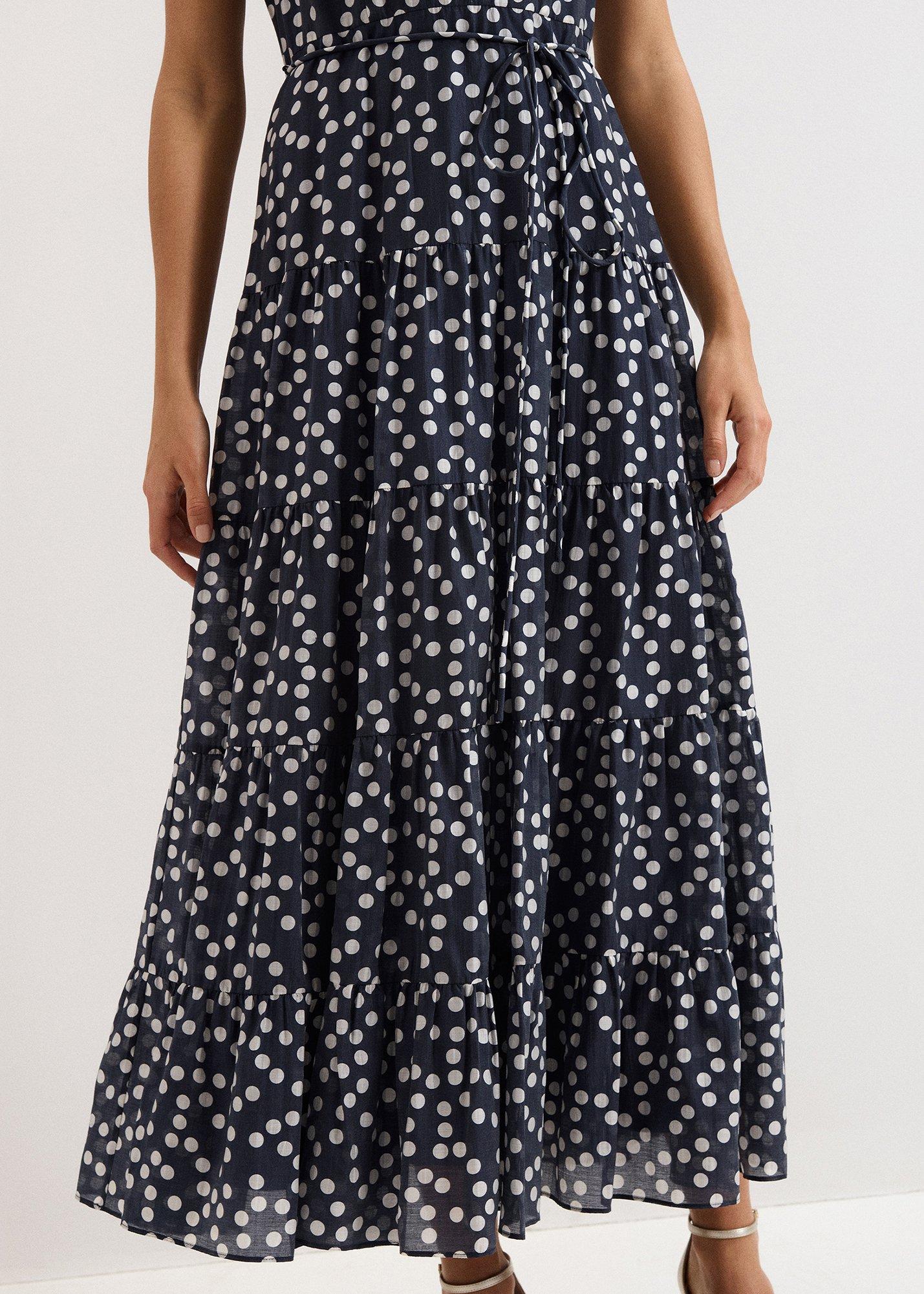 Nita Navy Spot Maxi