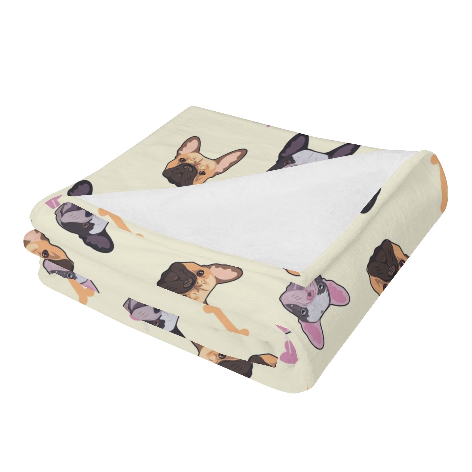 Warm Apollo- - Bulldog Blanket Indoor Use | Safe For Paws