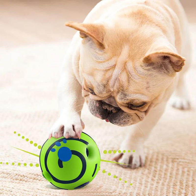 Minimal-Aesthetic Frenchie Rolling Self-sounding Bite Resistant Ball ...