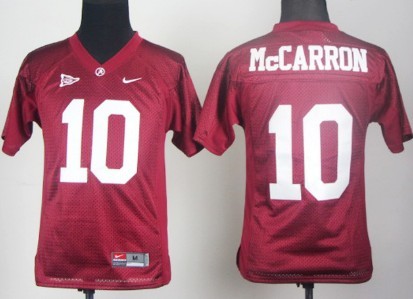official Men's Alabama Bama None #10 Red 2024 Football Jersey