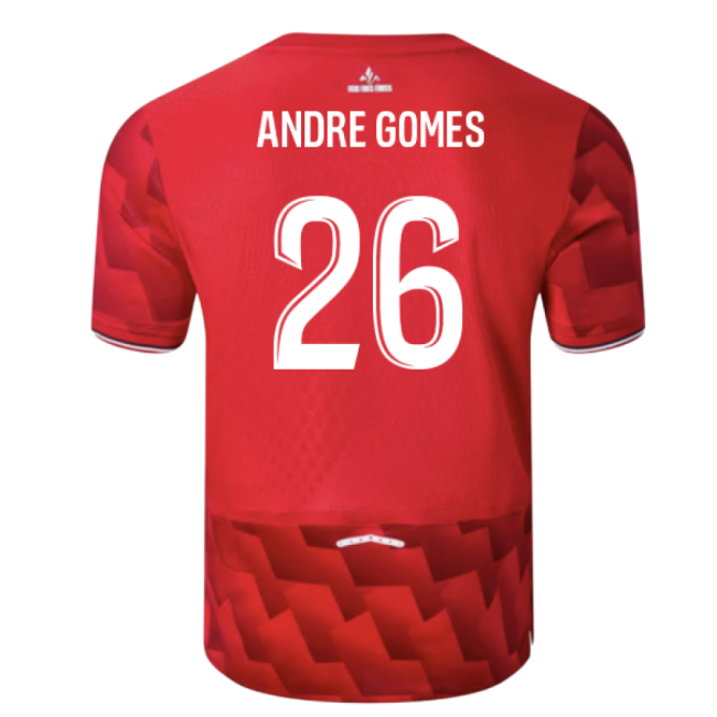 Professional-Grade 2025-2026 Lille Home Shirt (Andre Gomes 26)