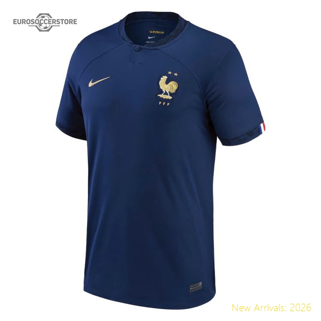 Authentic France 2022-2023 Official Home Jersey Fashion-forward